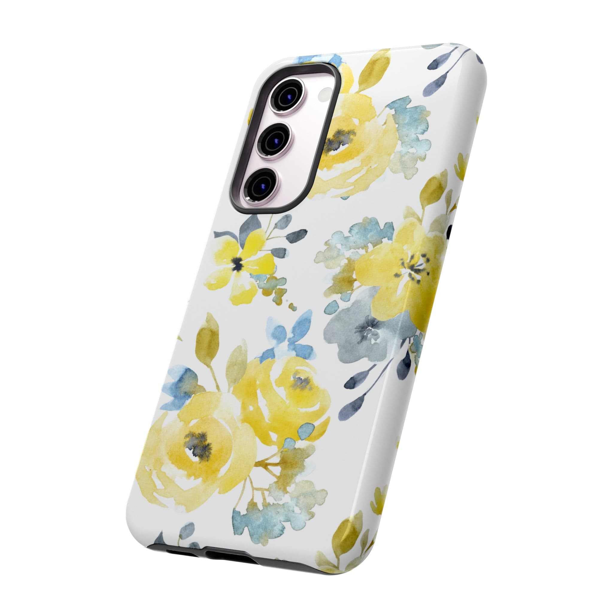 CASEBOB Phone Case Yellow Floral Android Case (Protective)