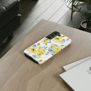 CASEBOB Phone Case Yellow Floral Android Case (Protective)