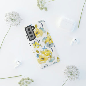 CASEBOB Phone Case Yellow Floral Android Case (Protective)