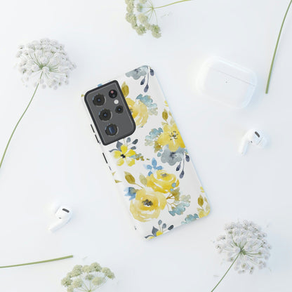 CASEBOB Phone Case Yellow Floral Android Case (Protective)