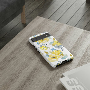 CASEBOB Phone Case Yellow Floral Android Case (Protective)