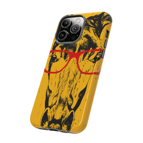 CASEBOB Phone Case Yellow Horse Glasses iPhone Case (Protective)