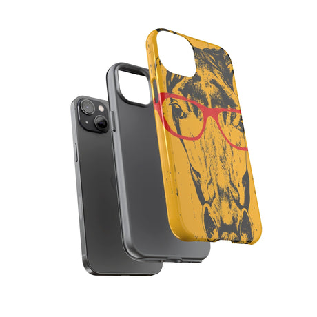 CASEBOB Phone Case Yellow Horse Glasses iPhone Case (Protective)