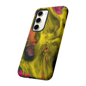 CASEBOB Phone Case Yellow Ink Art Android Case (Protective)