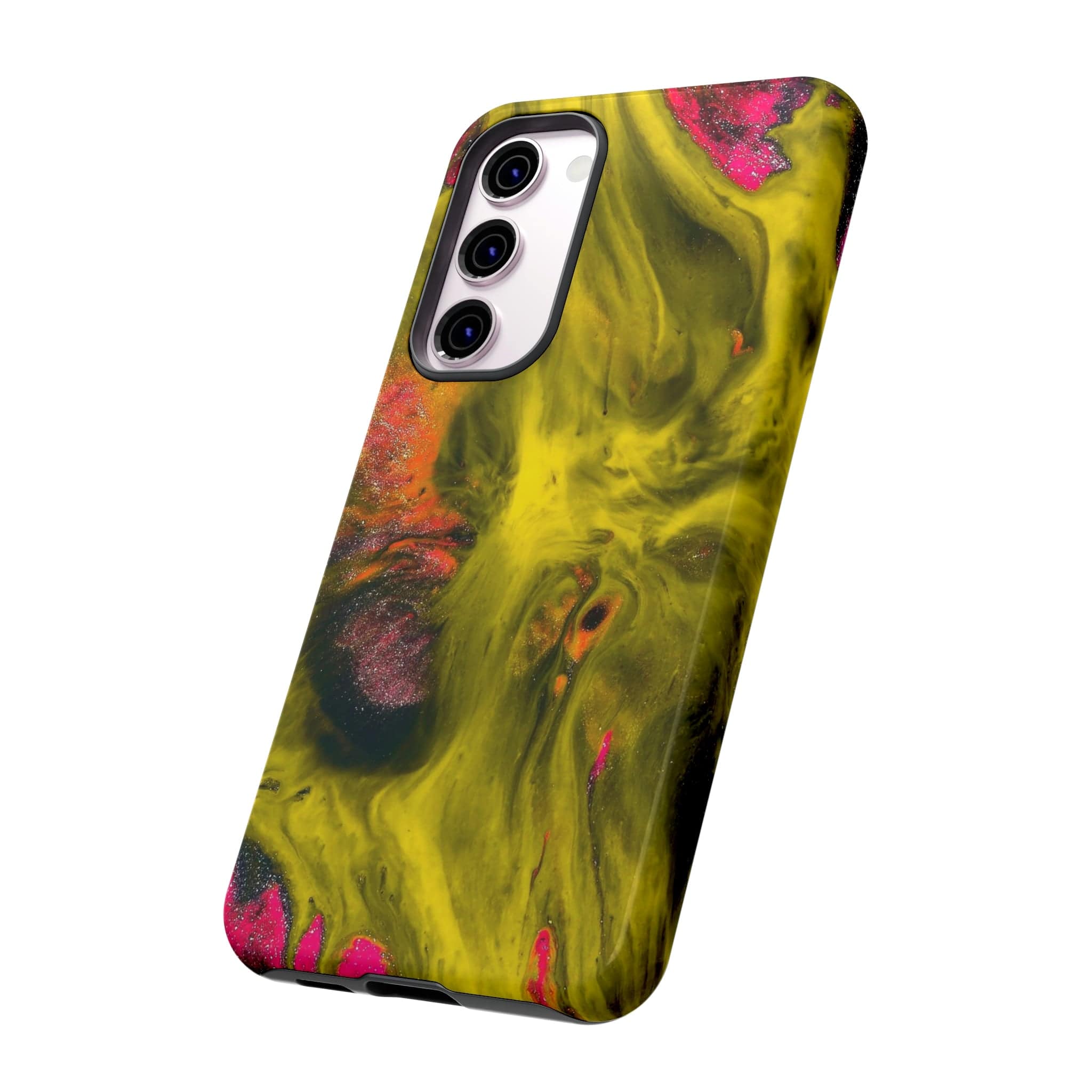 CASEBOB Phone Case Yellow Ink Art Android Case (Protective)