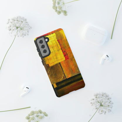 CASEBOB Phone Case Yellow Painting Android Case (Protective)