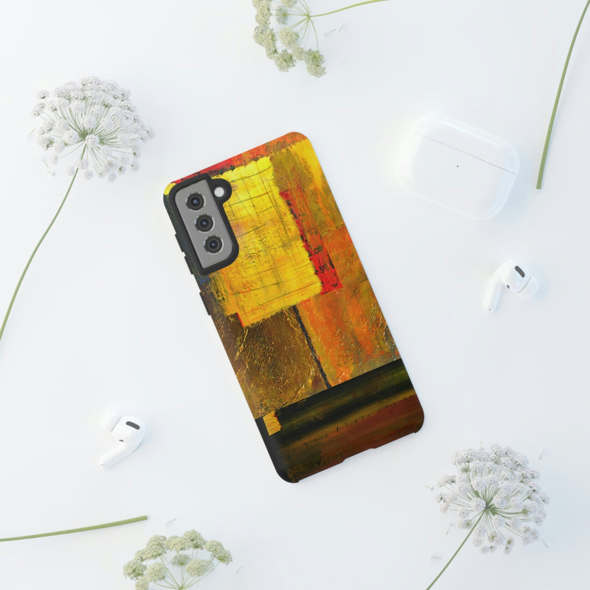 CASEBOB Phone Case Yellow Painting Android Case (Protective)