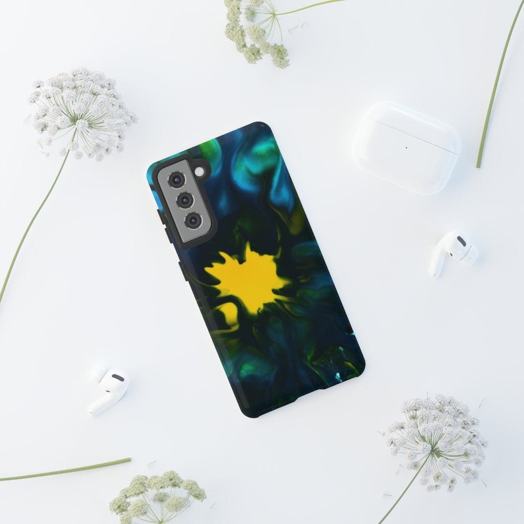 CASEBOB Phone Case Yellow Spot Ink Art Android Case (Protective)