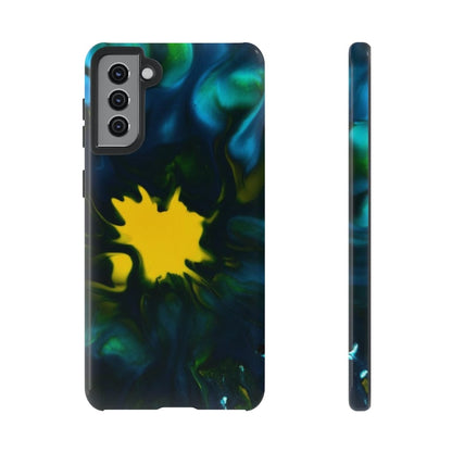 CASEBOB Phone Case Yellow Spot Ink Art Android Case (Protective)