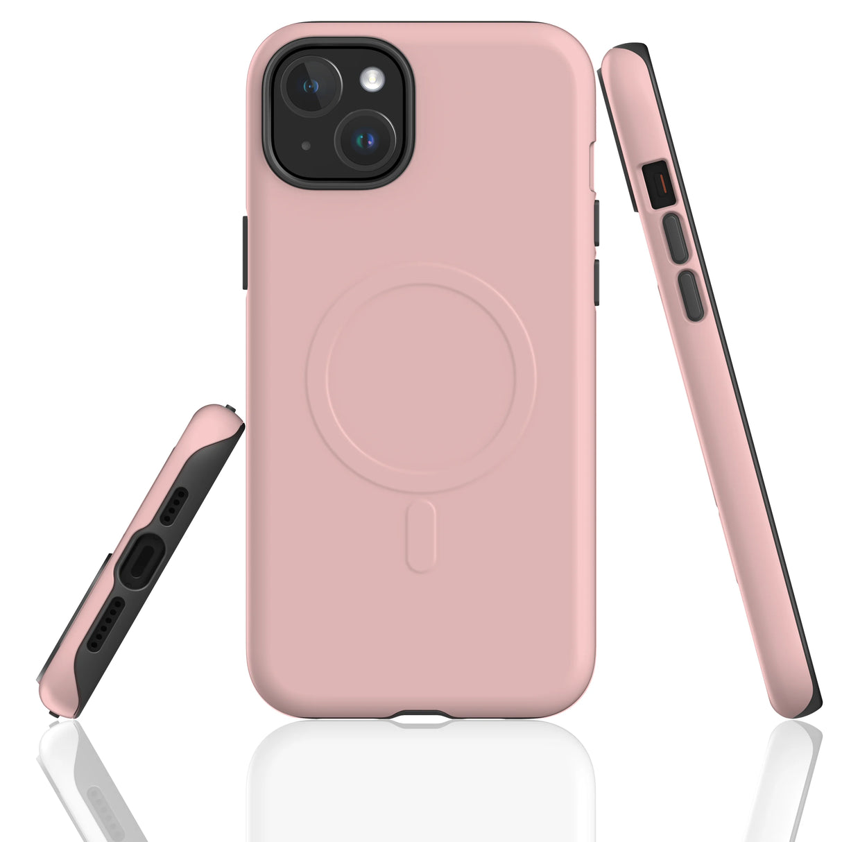 Rose Quartz - Handyhülle für iPhone | Schützend + Magsafe® kompatibel