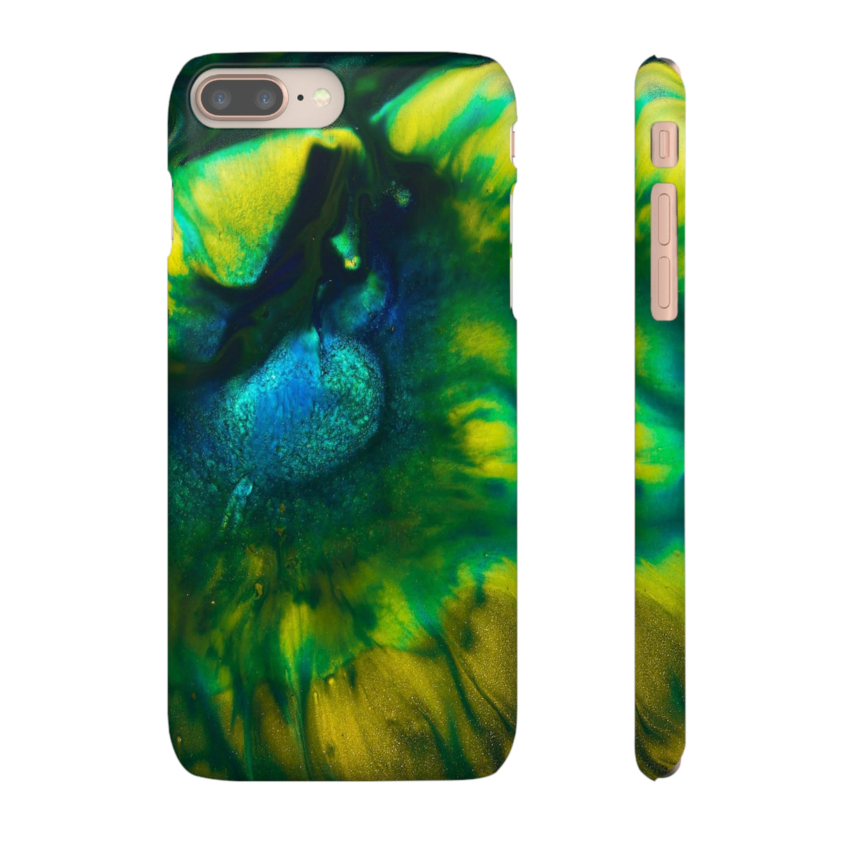 Dragon Eye Ink Art iPhone Case (Slim) iPhone 8 Plus Matte Phone Case