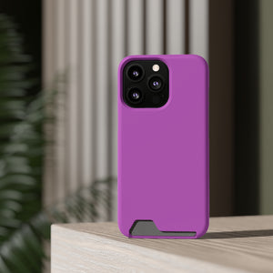 Deep Fuchsia iPhone Case (Card) Phone Case