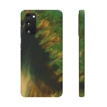 Green Forest Ink Art Android Case (Slim) Samsung S20 FE Glossy Phone Case