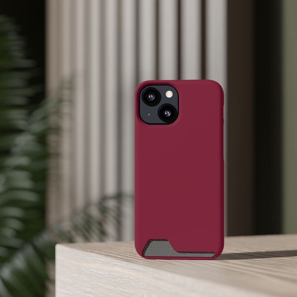 Claret iPhone Case (Card) Phone Case