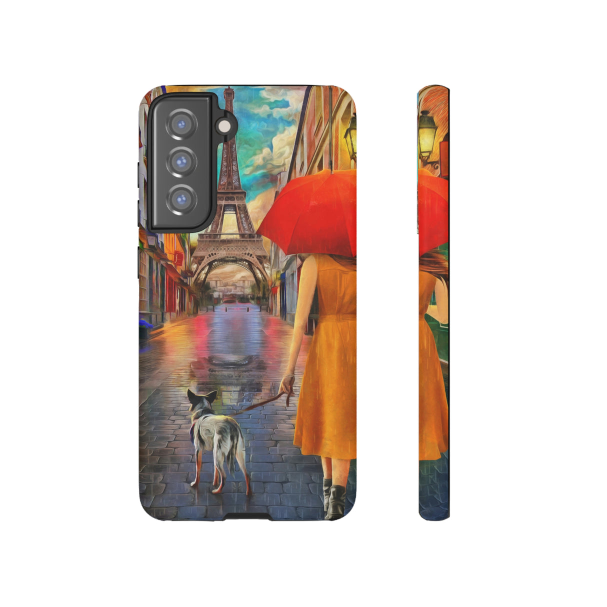 Rainy Day Paris Android Case (Protective) Samsung Galaxy S21 FE Matte Phone Case