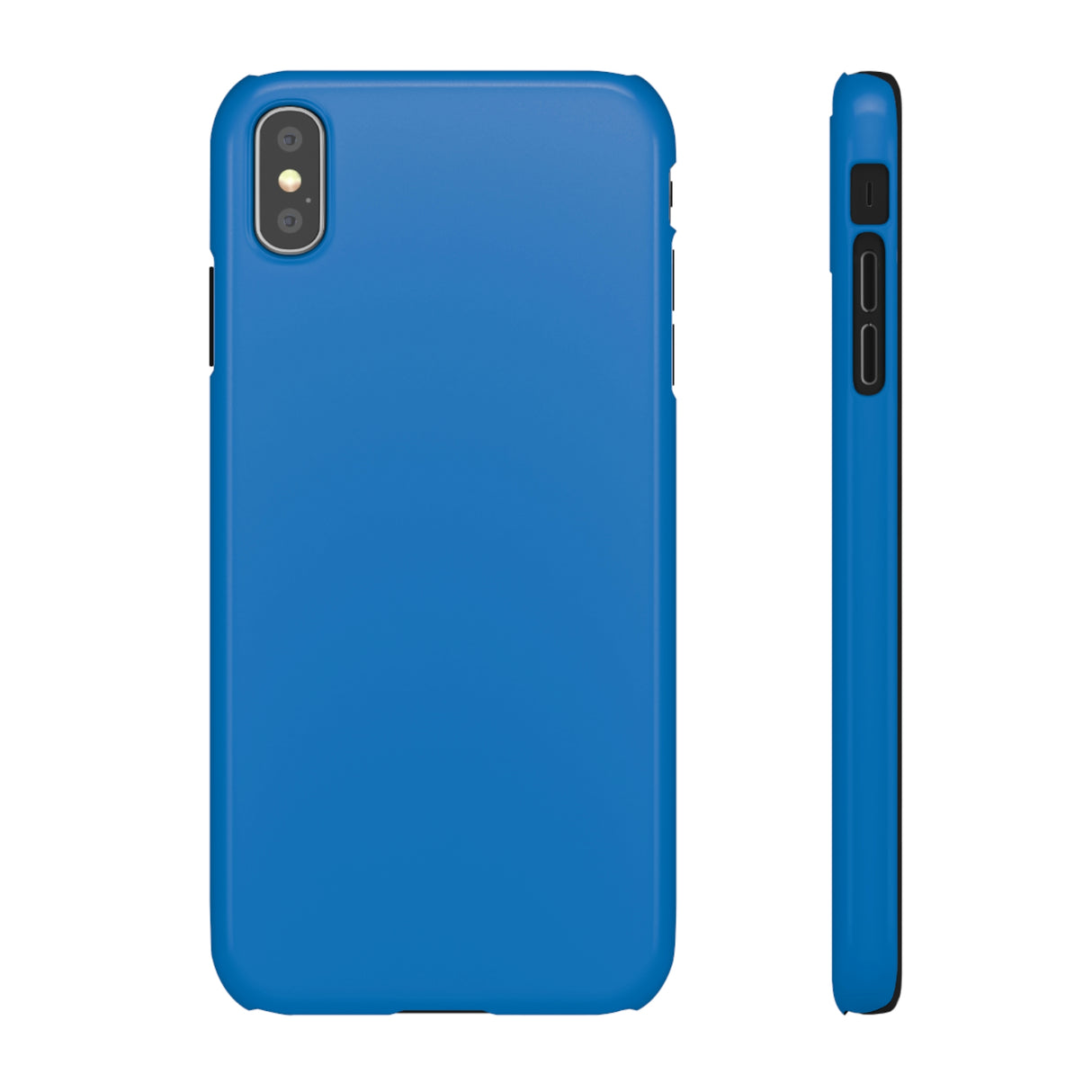 French Blue iPhone Case (Slim) iPhone XS MAX Glossy Phone Case