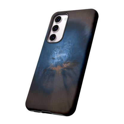 Blue Space Ink Art Android Case (Protective) Phone Case