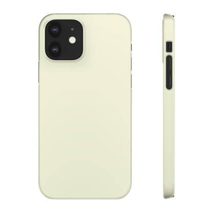 Beige iPhone Case (Slim) iPhone 12 Glossy Phone Case