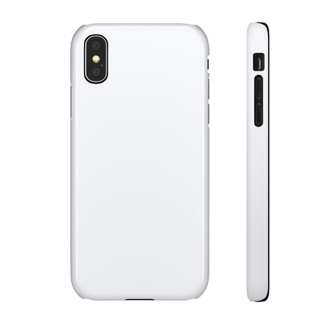 Ghost White iPhone Case (Slim) iPhone X Glossy Phone Case