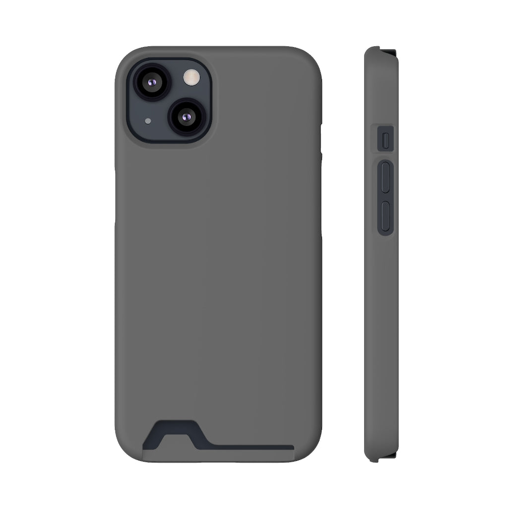 Dim Gray iPhone Case (Card) iPhone 13 Matte With gift packaging Phone Case