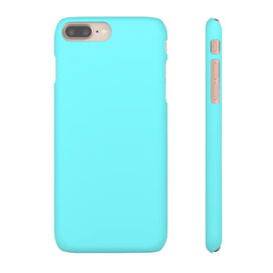 Electric Blue iPhone Case (Slim) iPhone 8 Plus Matte Phone Case