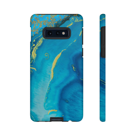 Blue Watercolor Android Case (Protective) Samsung Galaxy S10E Matte Phone Case