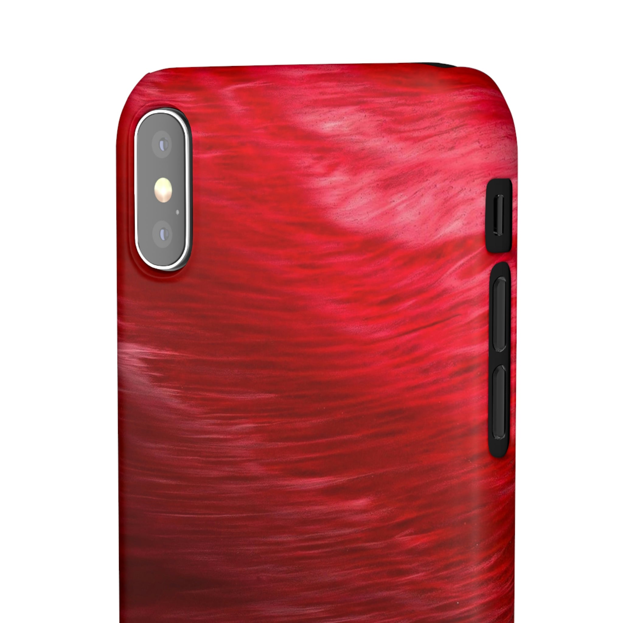 Red Feather Ink Art iPhone Case (Slim) Phone Case