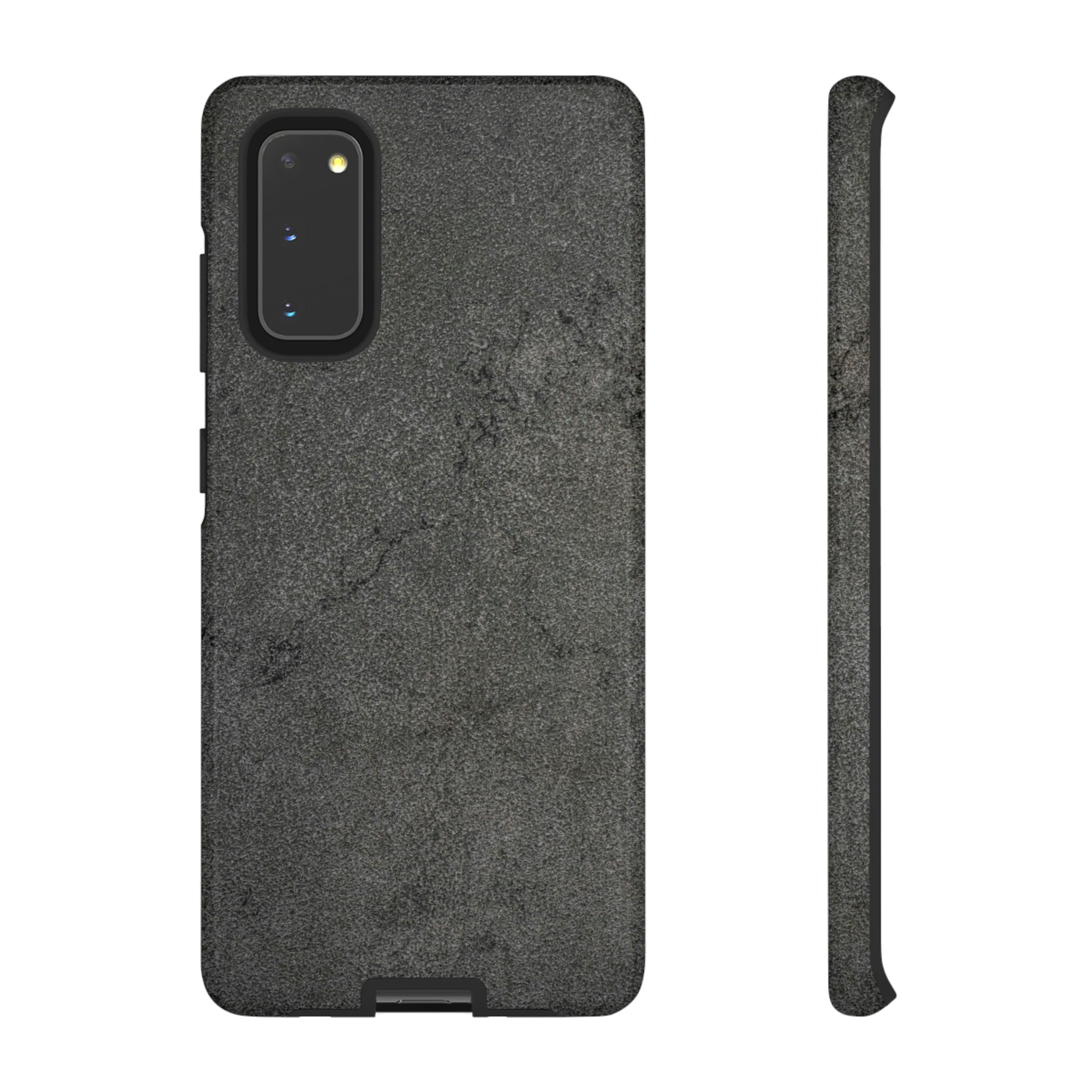 Steel Grey Granite Android Case (Protective) Samsung Galaxy S20 Glossy Phone Case