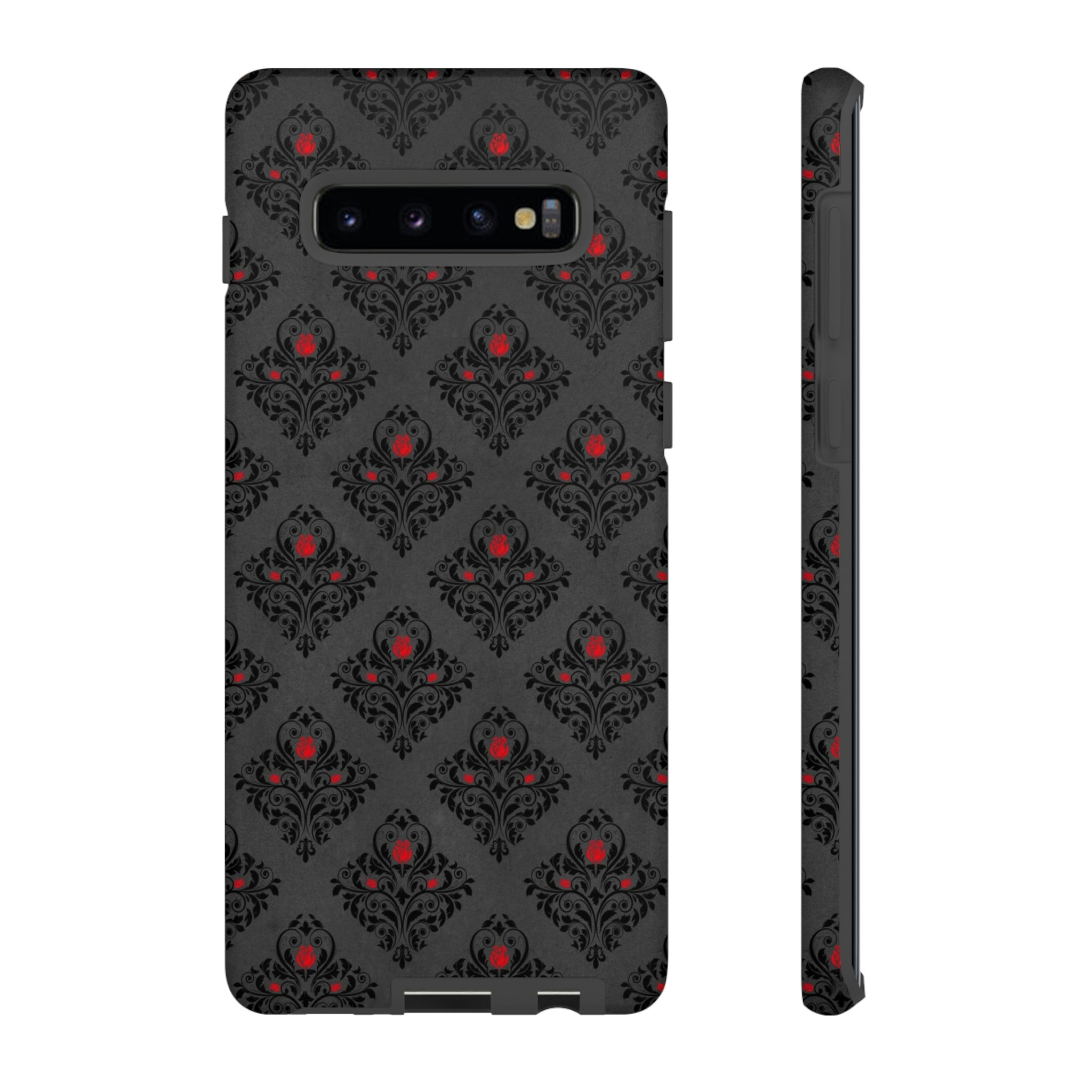 Pixrose Gothic Flower Samsung Case (Protective) Samsung Galaxy S10 Plus Matte Phone Case