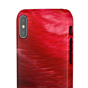 Red Feather Ink Art iPhone Case (Slim) Phone Case