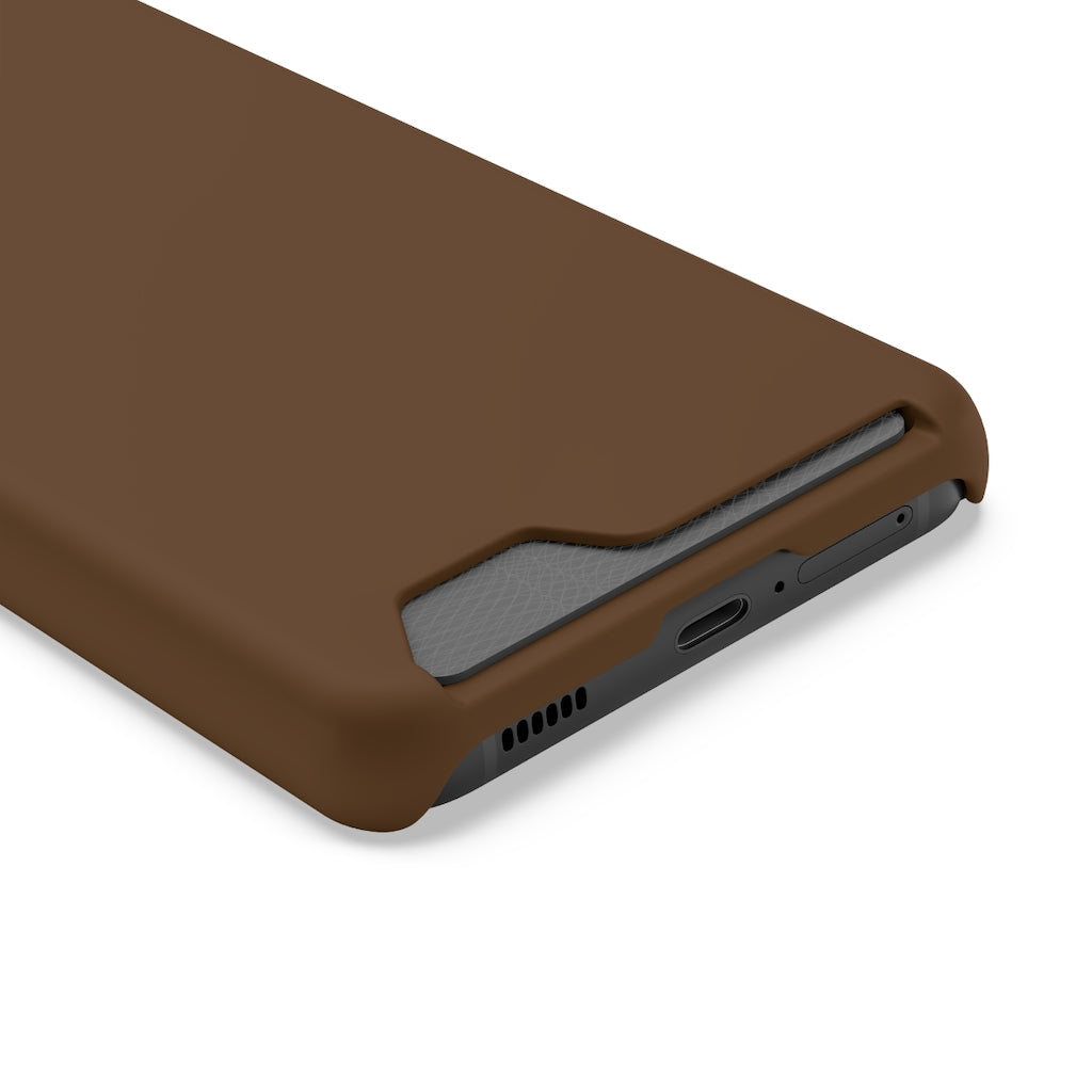 Dark Brown Samsung Case (Card) Phone Case