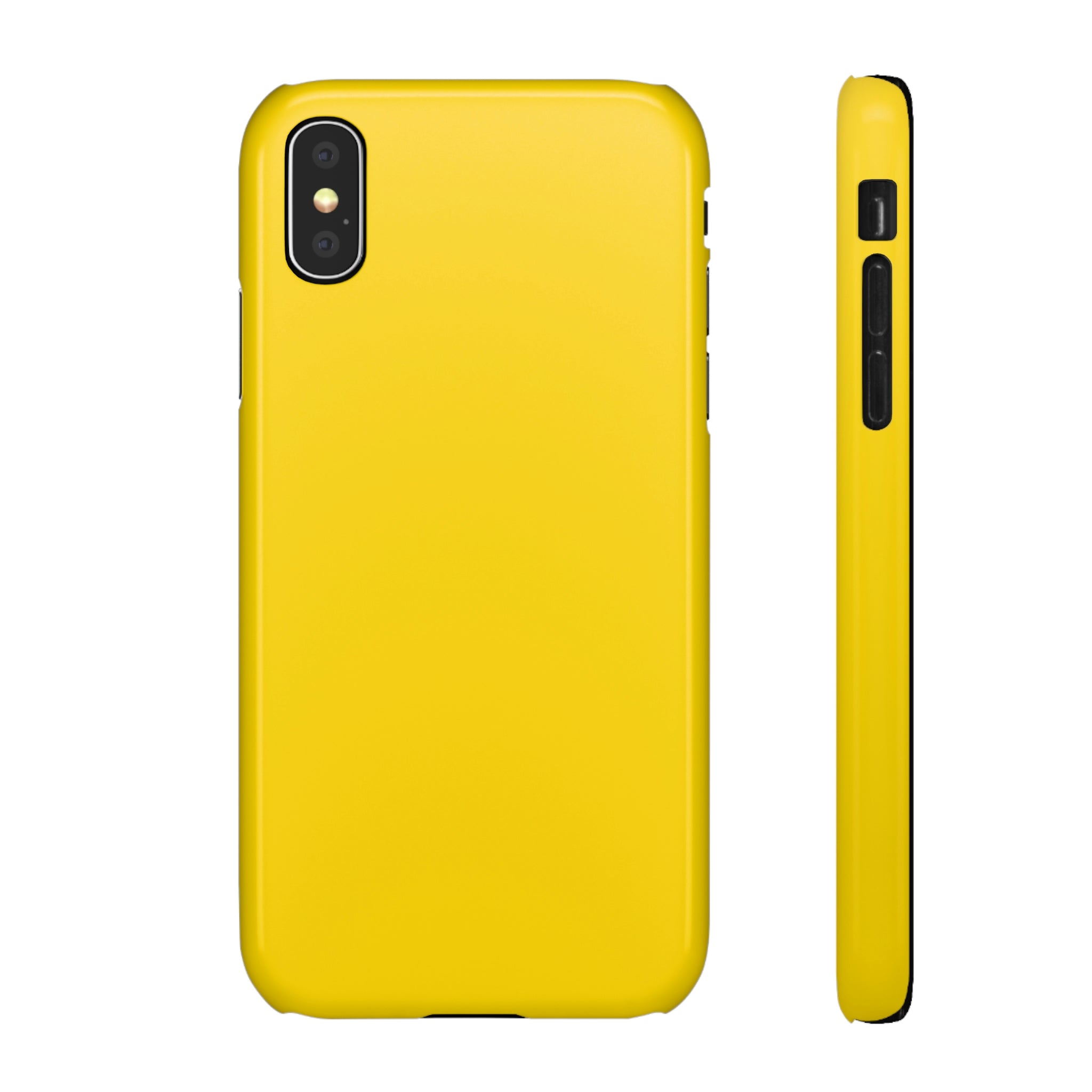 Gold iPhone Case (Slim) iPhone X Glossy Phone Case