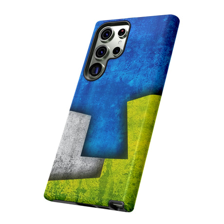 Blue Abstract Art Android Case (Protective) Phone Case