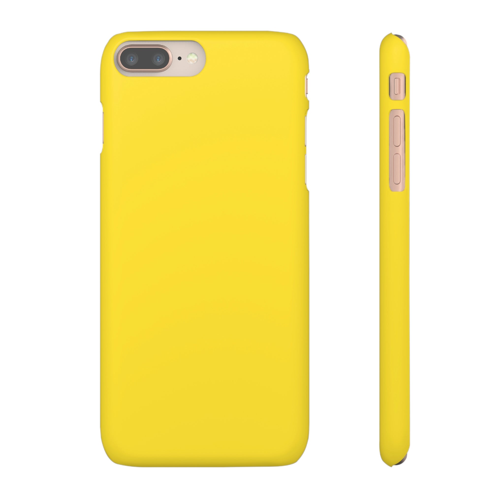 Banana Yellow iPhone Case (Slim) iPhone 8 Plus Matte Phone Case