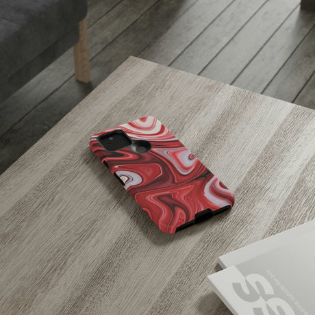 Red White Liquid Android Case (Protective) Phone Case