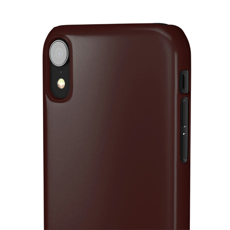 Dark Sienna Purple iPhone Case (Slim) Phone Case