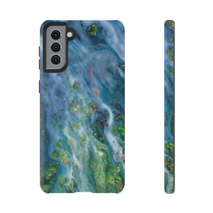 Forest Mist Ink Art Android Case (Protective) Samsung Galaxy S21 Plus Matte Phone Case