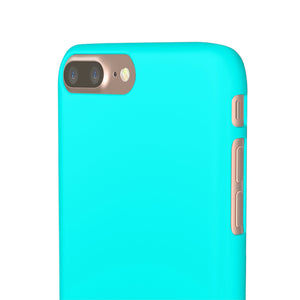 Aqua Blue iPhone Case (Slim) Phone Case