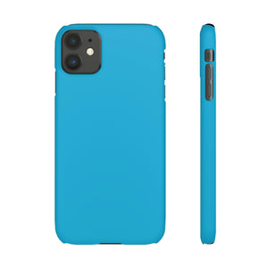 Bright Cerulean iPhone Case (Slim) iPhone 11 Matte Phone Case