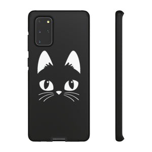 Cartoon Cat Icon Android Case (Protective) Samsung Galaxy S20+ Glossy Phone Case