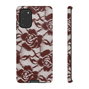 Red Rose Lace Gothic Flower Samsung Case (Protective) Samsung Galaxy S20+ Matte Phone Case