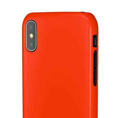 Coquelicot Orange iPhone Case (Slim) Phone Case