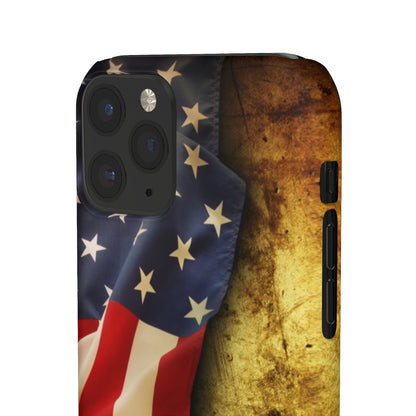 Close up of American flag Samsung/iPhone (Slim) iPhone 11 Pro Matte Phone Case