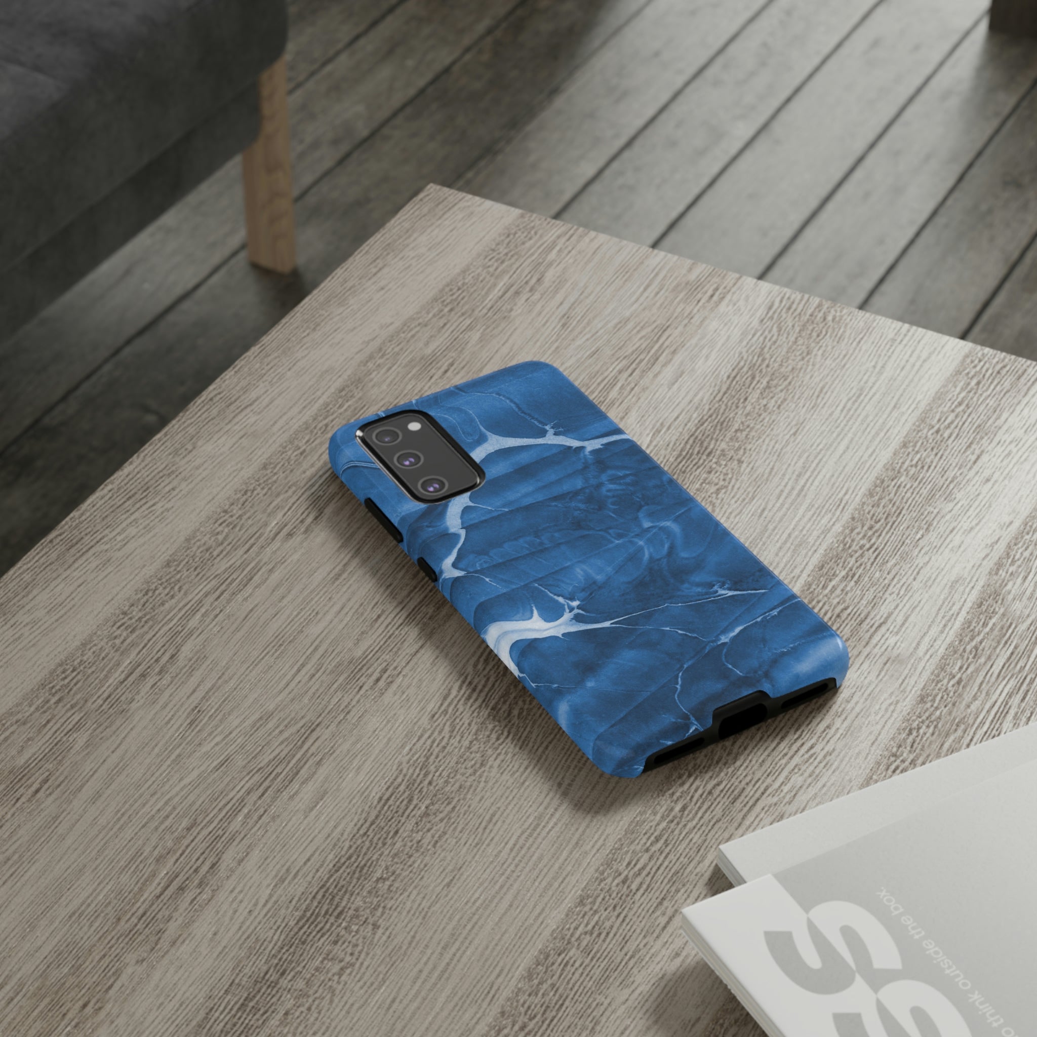 Ebru Blue Android Case (Protective) Phone Case