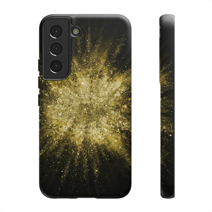 Gold Glitter Background Android Case (Protective) Samsung Galaxy S22 Matte Phone Case