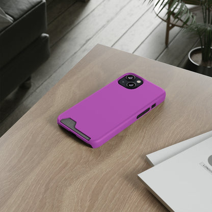 Deep Fuchsia iPhone Case (Card) Phone Case