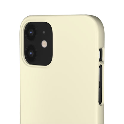 Cornsilk White iPhone Case (Slim) Phone Case