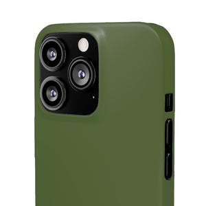 Dark Moss Green iPhone Case (Slim) Phone Case