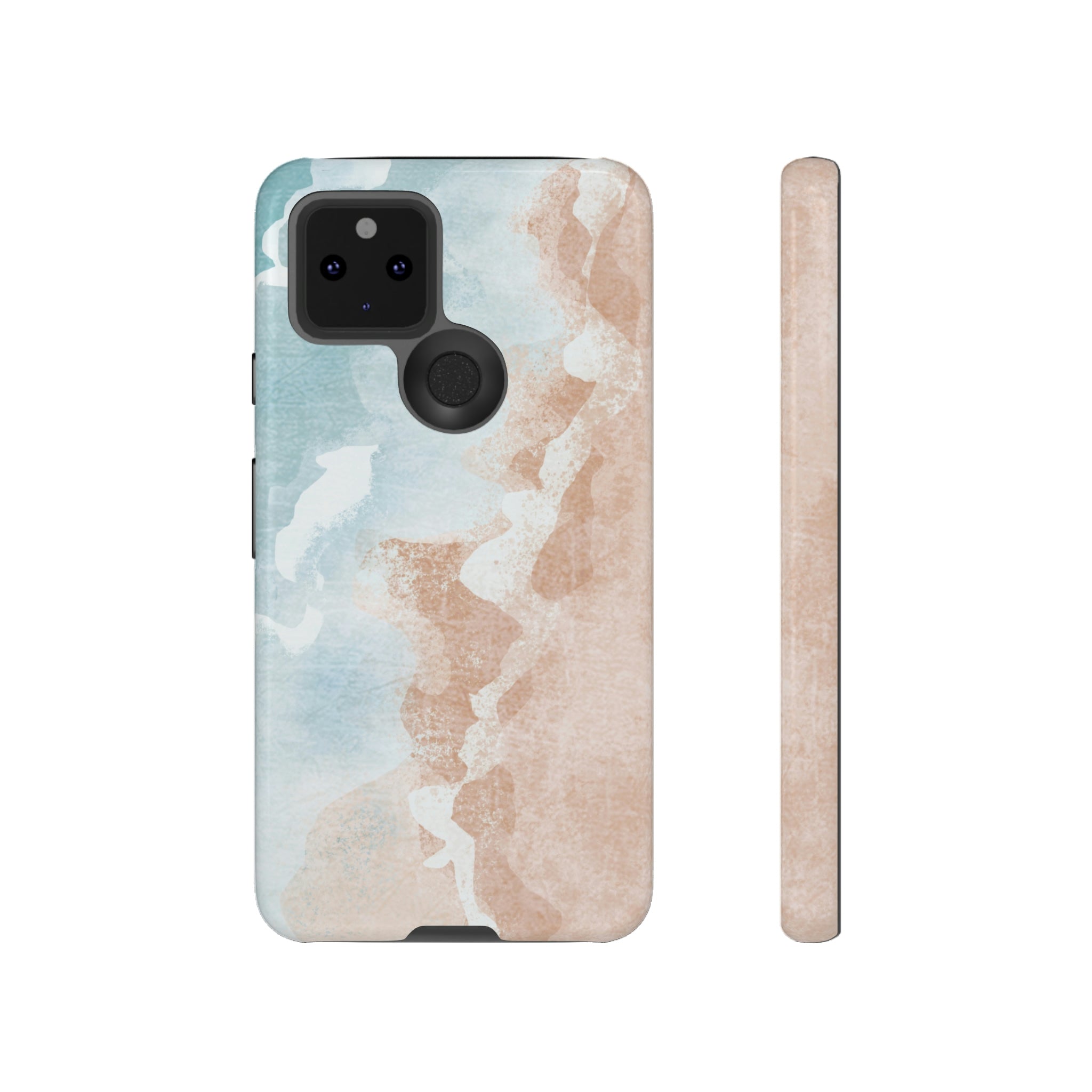 Boho Sea Beach Android Case (Protective) Google Pixel 5 5G Glossy Phone Case