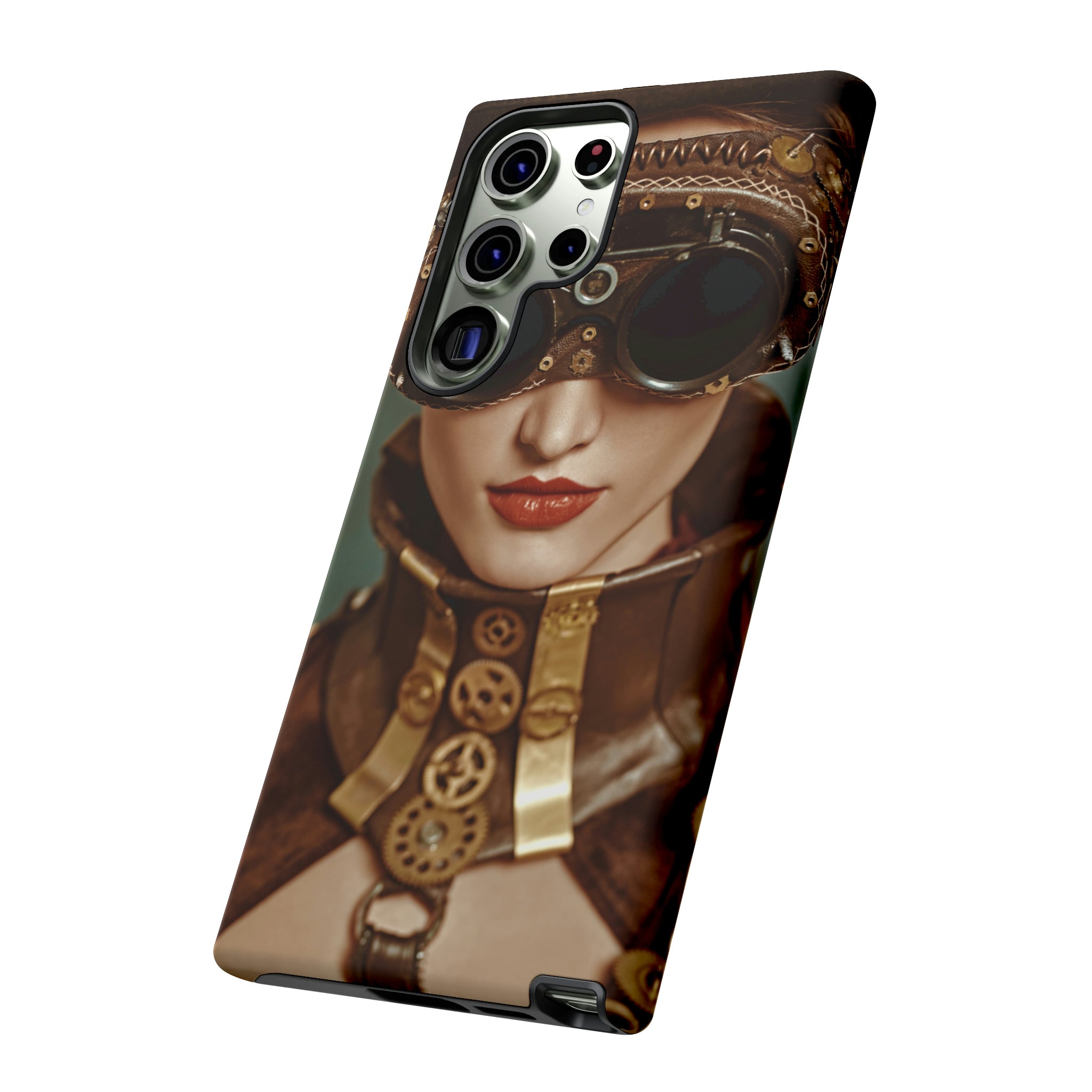 Steampunk Lady Android Case (Protective) Phone Case